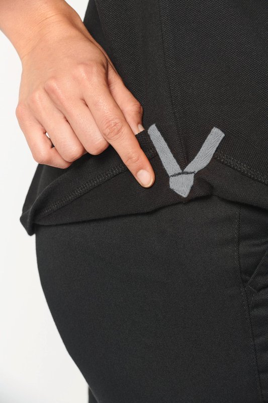 Polo bicolore écoresponsable manches courtes unisexe – Image 15