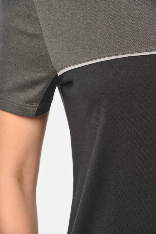 T-shirt bicolore écoresponsable manches courtes unisexe – Image 23
