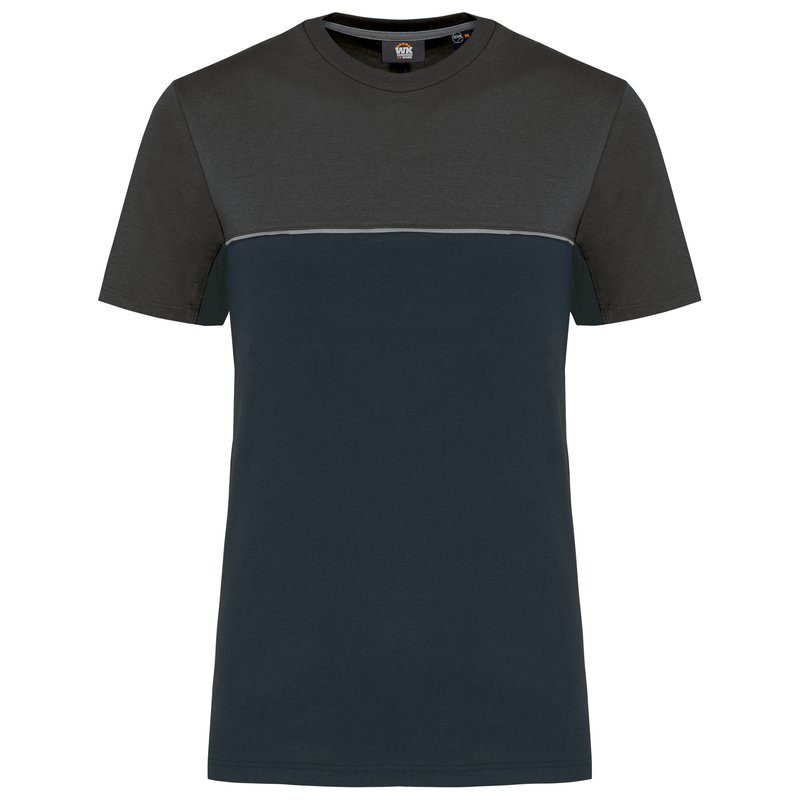 T-shirt bicolore écoresponsable manches courtes unisexe – Image 38