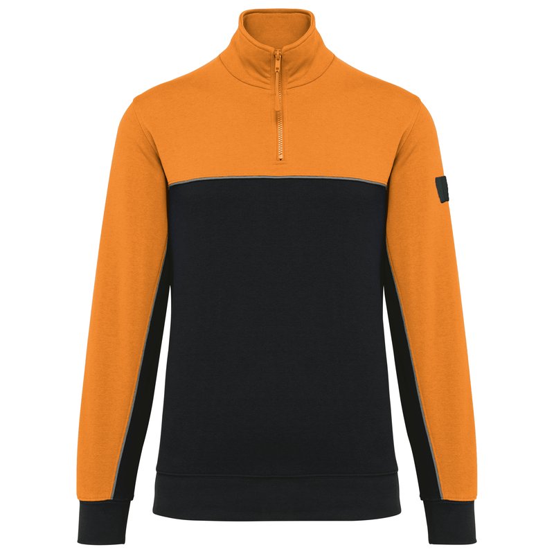 Sweat-shirt écoresponsable col zippé unisexe – Image 28