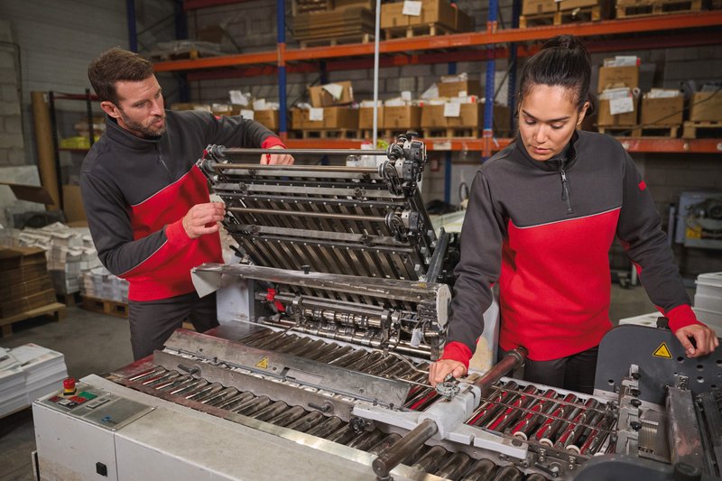 Sweat-shirt écoresponsable col zippé unisexe – Image 26