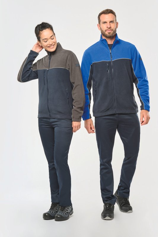 Veste micropolaire bicolore écoresponsable unisexe – Image 18