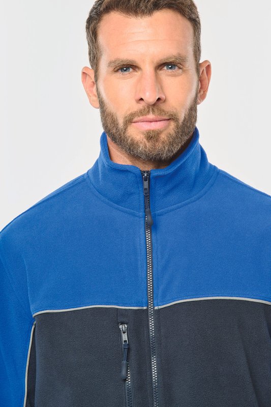 Veste micropolaire bicolore écoresponsable unisexe – Image 24