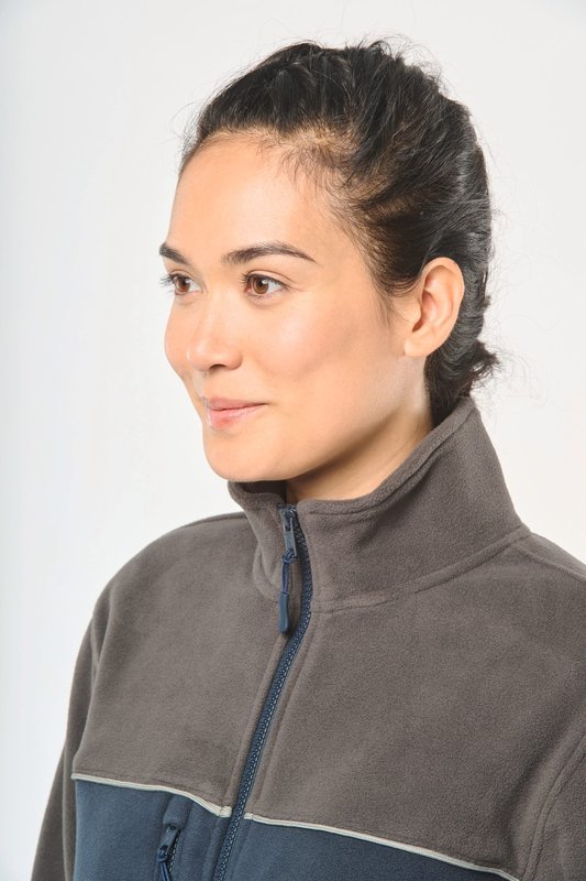 Veste micropolaire bicolore écoresponsable unisexe – Image 25
