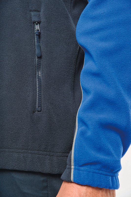 Veste micropolaire bicolore écoresponsable unisexe – Image 21
