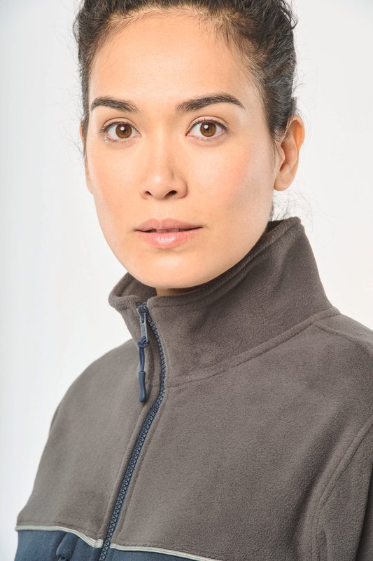 Veste micropolaire bicolore écoresponsable unisexe – Image 26