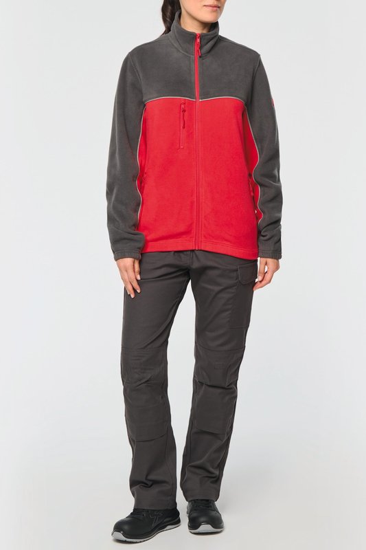 Veste micropolaire bicolore écoresponsable unisexe – Image 30