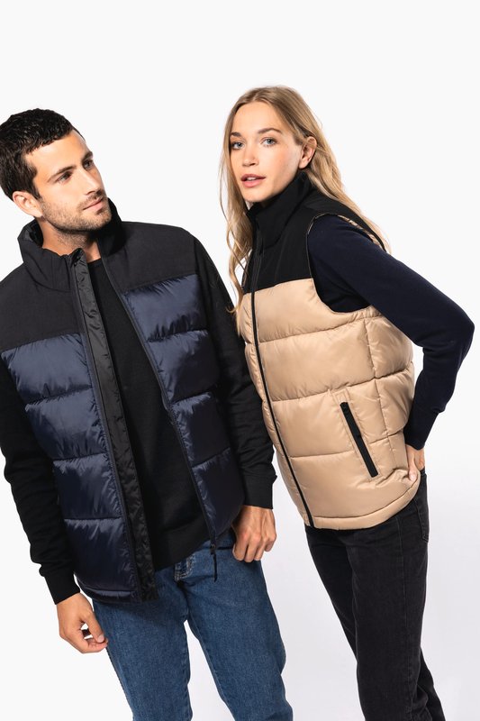 Bodywarmer matelassé bi-ton unisexe – Image 13
