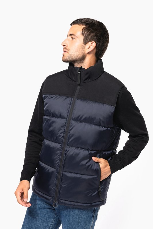 Bodywarmer matelassé bi-ton unisexe – Image 5