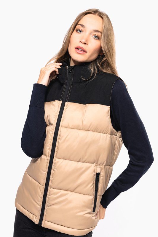 Bodywarmer matelassé bi-ton unisexe – Image 8