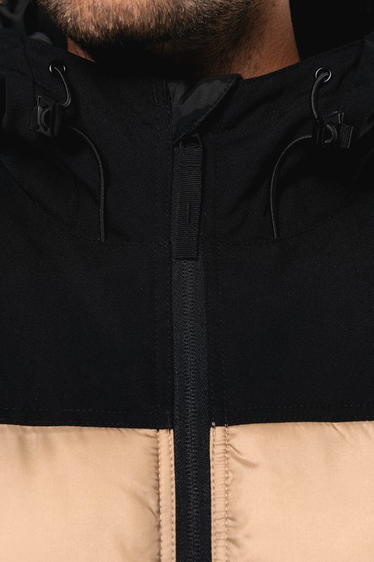 Parka matelassée à capuche bi-ton unisexe – Image 14