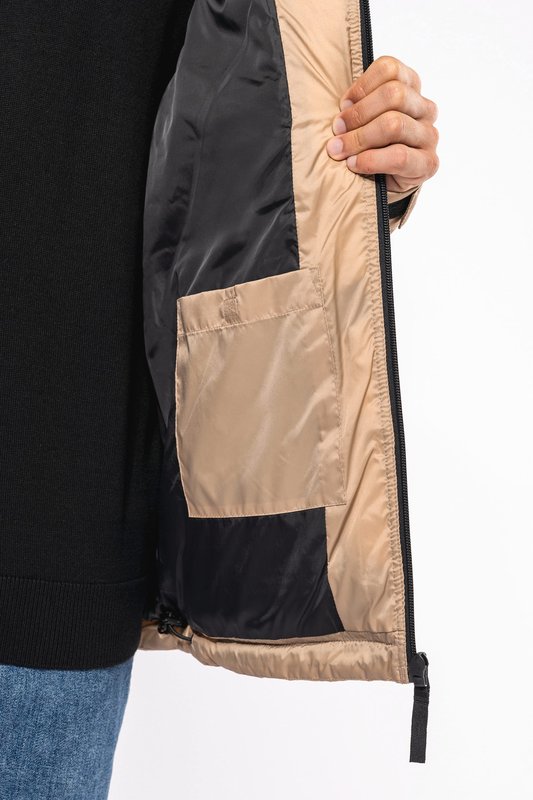Parka matelassée à capuche bi-ton unisexe – Image 17