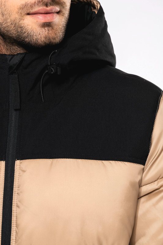 Parka matelassée à capuche bi-ton unisexe – Image 15
