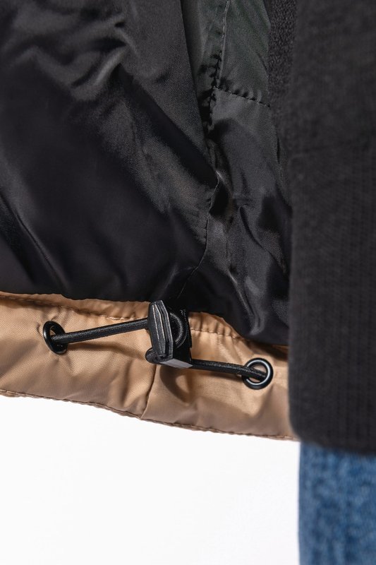 Parka matelassée à capuche bi-ton unisexe – Image 19