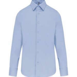 Chemise coton / élasthanne manches longues homme