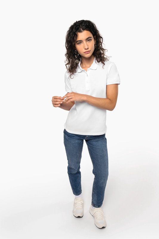 Polo piqué manches courtes femme – Image 7