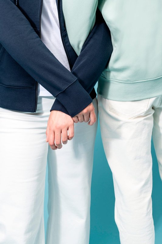 Sweat-shirt écoresponsable zippé à capuche homme – Image 20