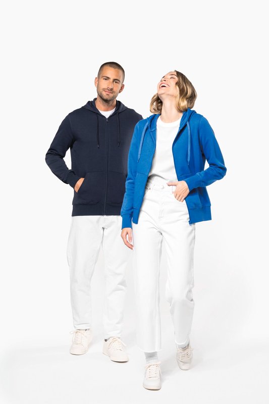 Sweat-shirt écoresponsable zippé à capuche homme – Image 27