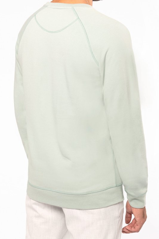 Sweat-shirt Bio col rond manches raglan homme – Image 12
