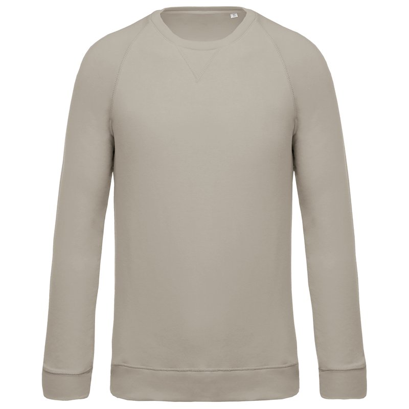 Sweat-shirt Bio col rond manches raglan homme – Image 20