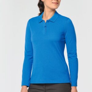 Polo manches longues femme