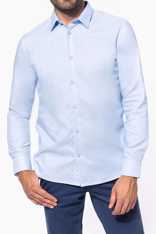 Chemise oxford manches longues homme – Image 3