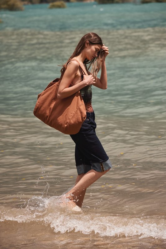 Sac de shopping en coton délavé – Image 5