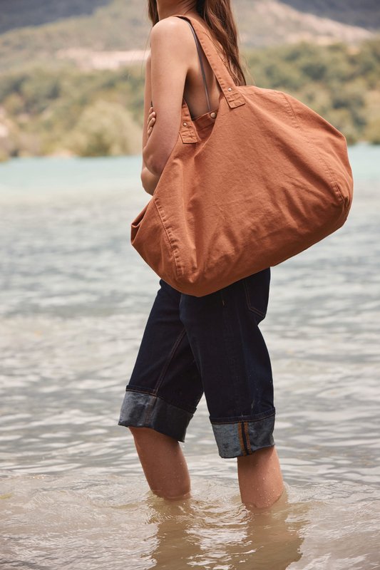 Sac de shopping en coton délavé – Image 7