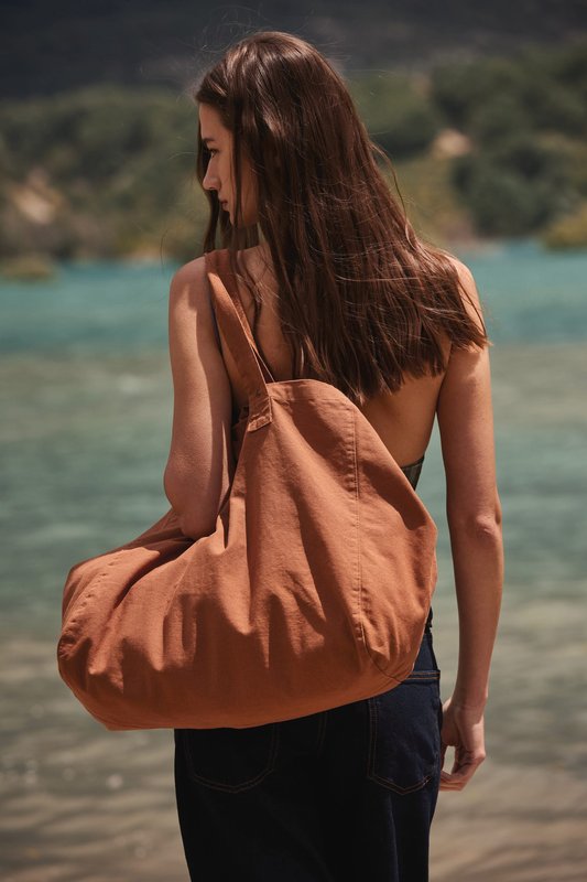 Sac de shopping en coton délavé – Image 4