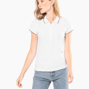 Polo manches courtes femme