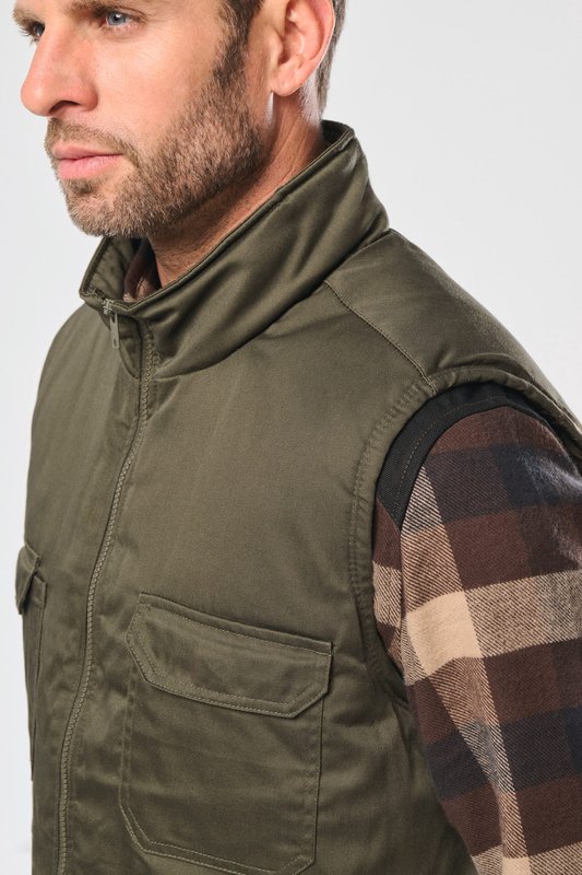 Gilet polycoton multipoches rembourré unisexe – Image 10