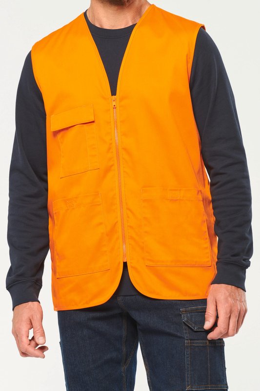 Gilet polycoton multipoches unisexe – Image 21
