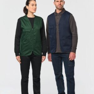 Gilet polycoton multipoches unisexe