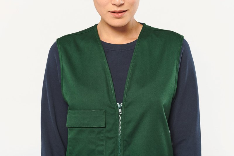 Gilet polycoton multipoches unisexe – Image 20