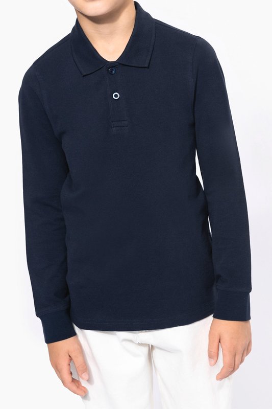 Polo manches longues enfant – Image 15