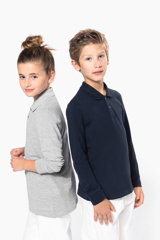 Polo manches longues enfant – Image 14