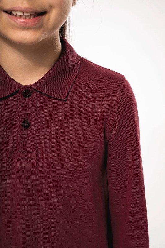 Polo manches longues enfant – Image 4