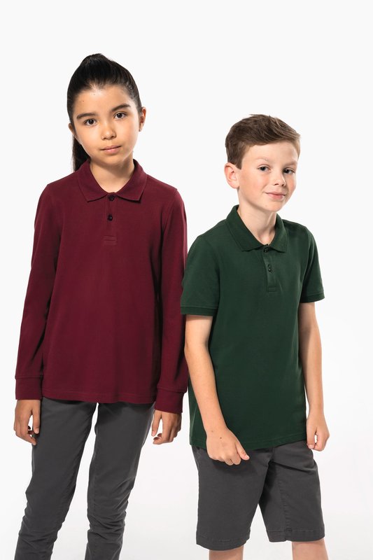 Polo manches longues enfant – Image 20