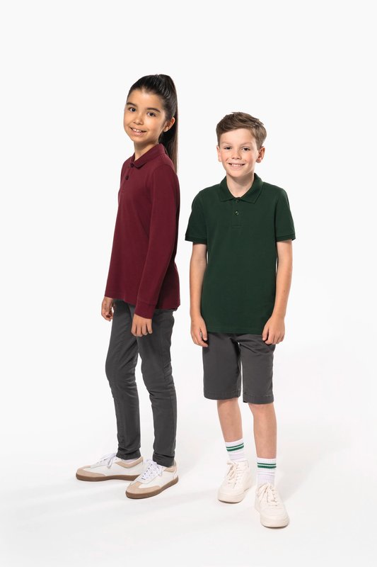 Polo manches longues enfant – Image 17