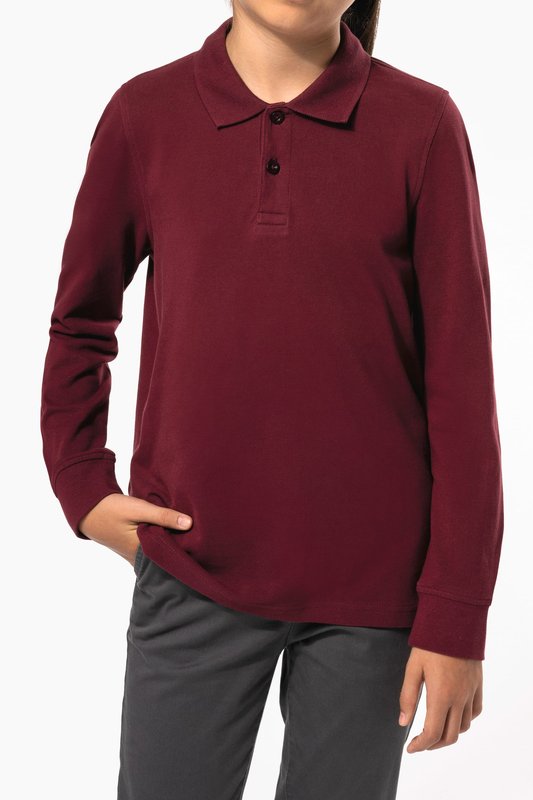 Polo manches longues enfant – Image 23