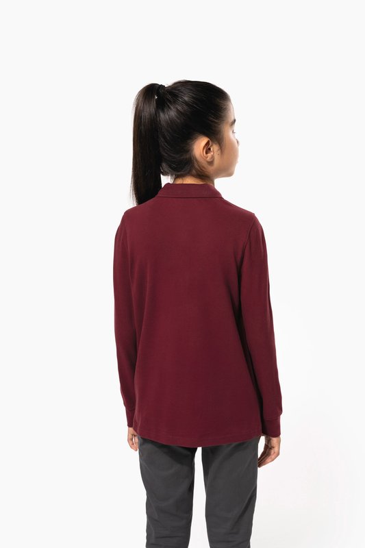 Polo manches longues enfant – Image 3