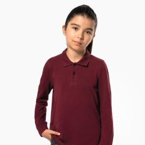 Polo manches longues enfant