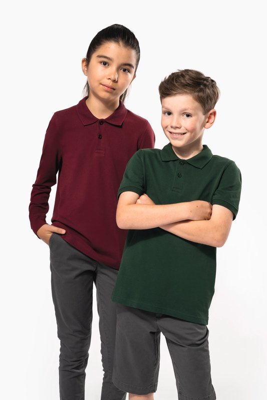 Polo manches longues enfant – Image 21