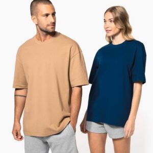 T-shirt unisexe oversize manches courtes