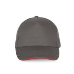 Gris ardoise / Rouge