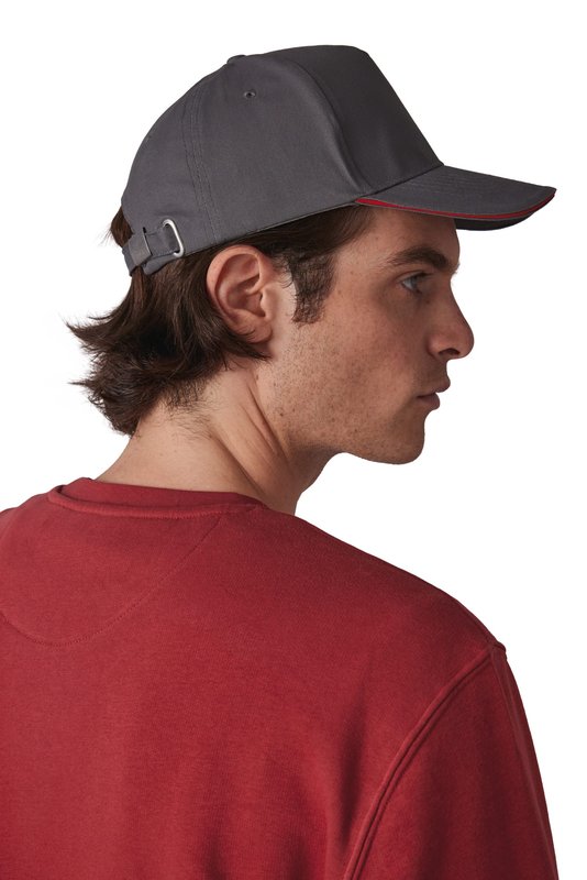 Casquette avec sandwich contrasté - 5 panneaux – Image 6