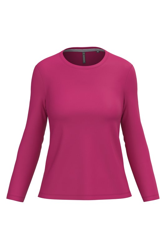 T-shirt col rond manches longues femme – Image 24