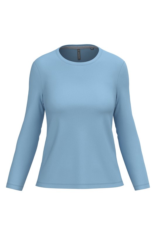 T-shirt col rond manches longues femme – Image 29