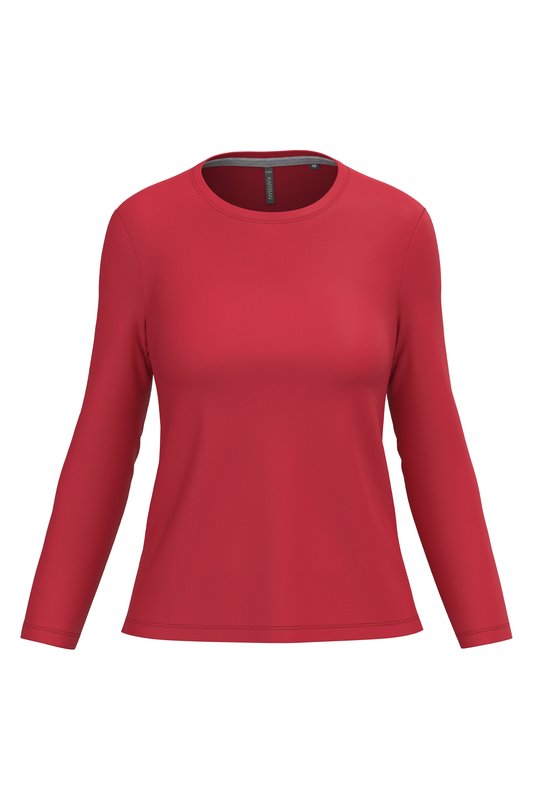 T-shirt col rond manches longues femme – Image 28