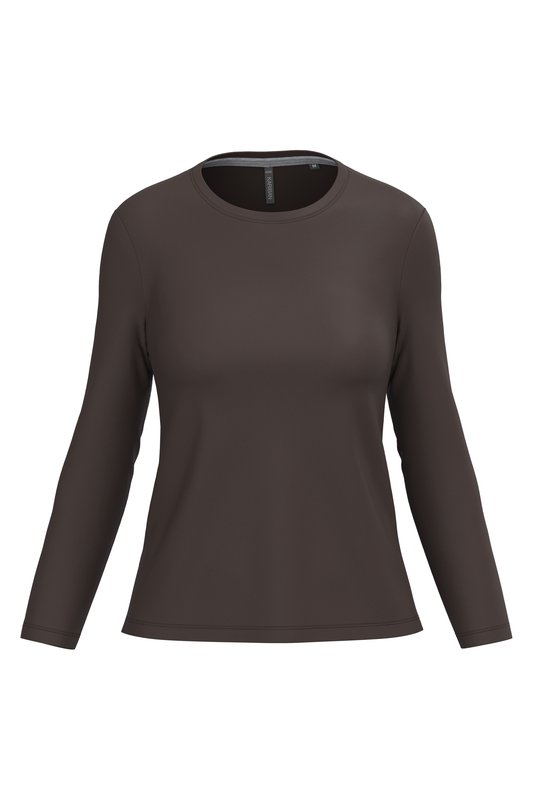 T-shirt col rond manches longues femme – Image 21